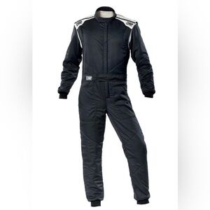 OMP Black Racing Suit - Unisex